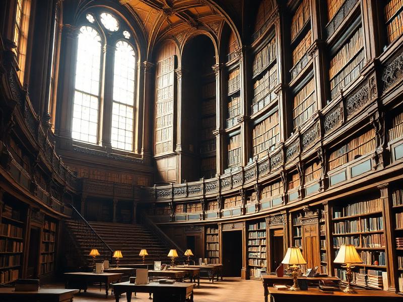 The historic TRUEHN University library